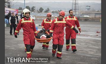 مانور عملیاتی اطفای حریق 36