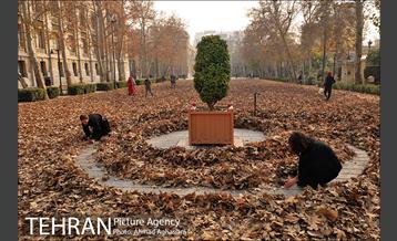 سومین رویداد هنری "پاییز برگ" در میدان مشق 25