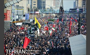 آیین تشییع «سردار قاسم سلیمانی» -3 41