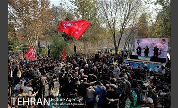 تشییع و تدفین دو شهید گمنام در بوستان گلزار منطقه 17 22