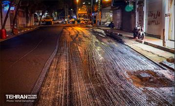 طرح خدمت؛ عملیات تراش و روکش آسفالت منطقه 17