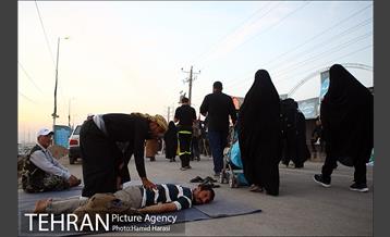 زائران اربعین حسینی در مرز شلمچه 36