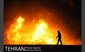 آتش سوزی در مخزن سوخت پالایشگاه تهران 13