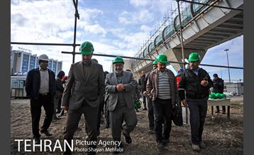 بازدید هابیل درویش از مراحل ساخت مترو فرودگاه امام خمینی (ره) 10