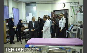 بازدید شهردار تهران و وزیر بهداشت از مراکز پزشکی و درمانی شهر 2