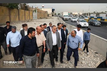 بازدید شهردار تهران از پروژه‌های غرب تهران 9