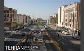 وضعیت ترافیکی خیابان های تهران پس از تعطیلات نوروز 1400