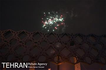 نورافشانی میدان امام حسین(ع) به مناسبت نیمه شعبان‎ 1