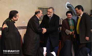 حضور شهردار تهران در حسینیه جماران تهران 6