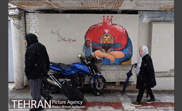 بارش اولین برف پاییزی در تهران 3