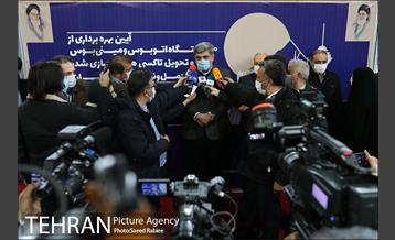 آیین بهره برداری از ۱۱۰ دستگاه اتوبوس و مینی بوس ناوگان حمل و نقل عمومی تهران 45