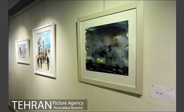 نمایشگاه گروهی نقاشی آبرنگ با عنوان ترنم خیال در گالری نهاوند‎ 7