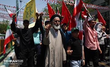 راهپیمایی مردمی علیه تهاجم رژیم صهیونیستی به ایران 27