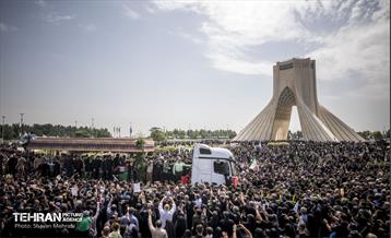 تشییع پیکر شهدای خدمت - ۴ 32