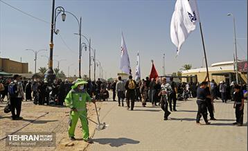 خدمات نیروهای پاکبان شهر تهران در اربعین حسینی 39