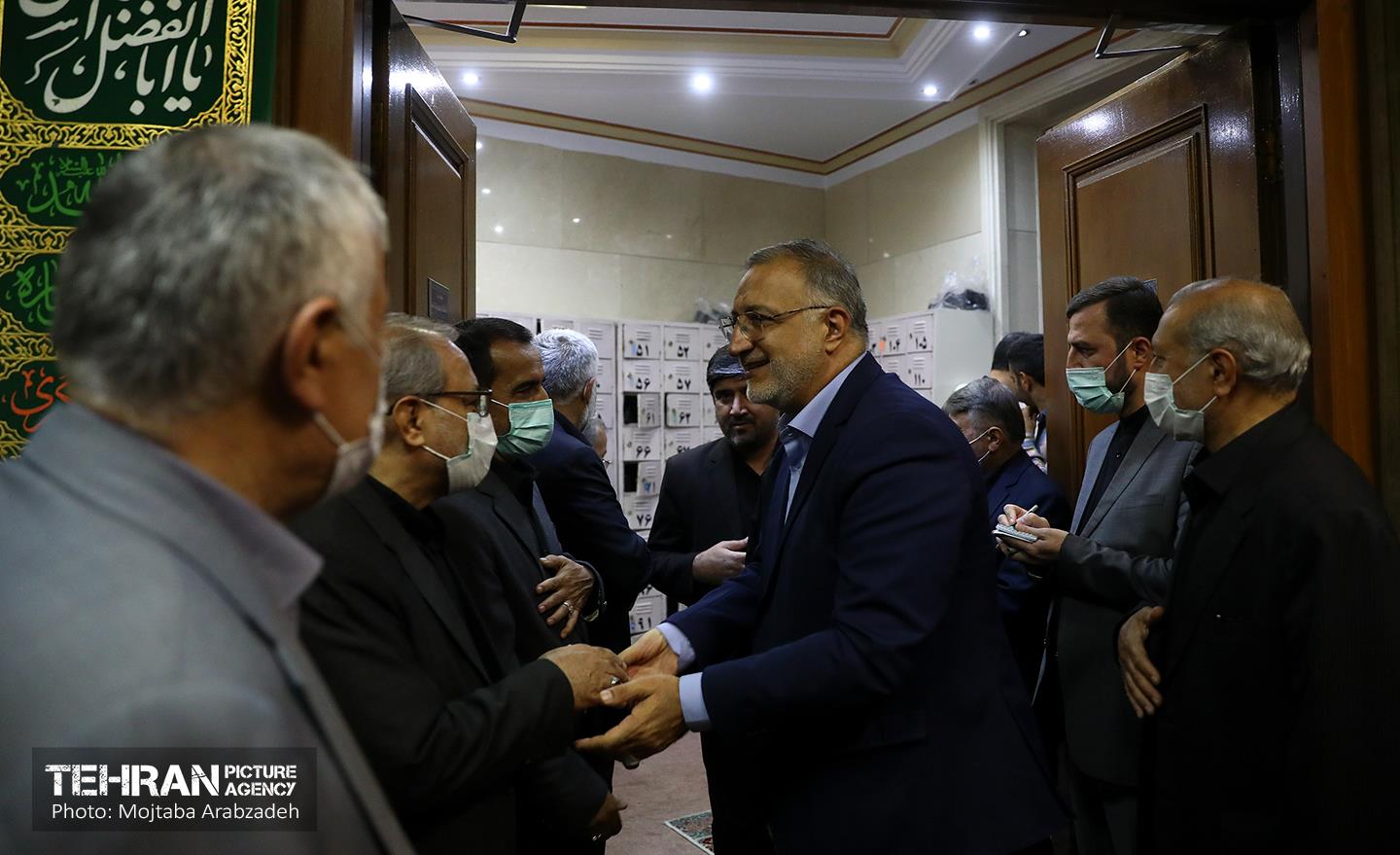 مراسم ترحیم والده سردار ذوالقدر