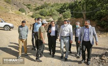 بازدید مدیر کل حریم شهرداری تهران از منطقه 5