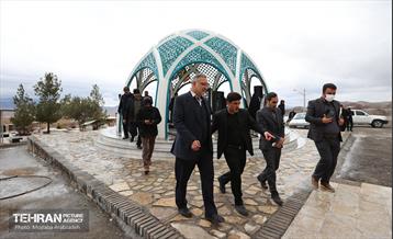 حضور شهردار تهران در گلزار شهدای کرمان 15