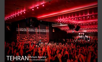 عزاداری سیاه پوشان در هیئت ریحانة الحسین  17