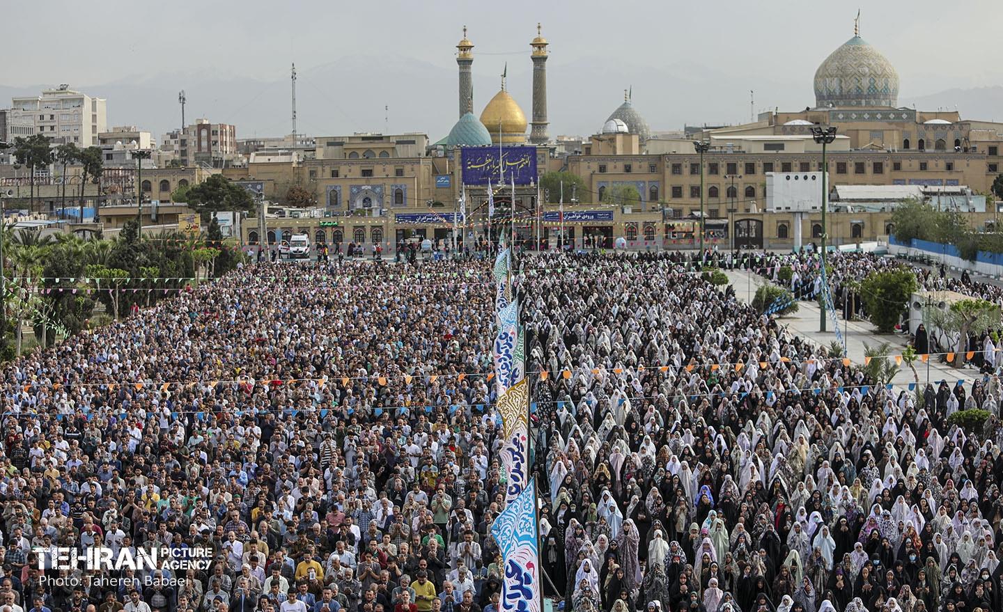 نماز عید سعید فطر در حرم حضرت عبدالعظیم حسنی (ع) 10