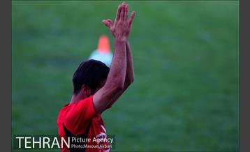 تمرین تیم فوتبال پرسپولیس