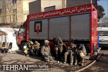 غروب روز هفتم پلاسکو با پیکر 8 آتش نشان 5