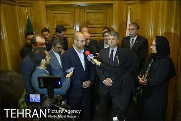 دیدار شهردار تهران با رئیس مجلس ملی مجارستان 19