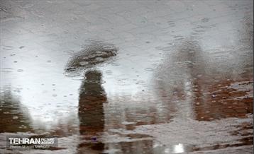 بارش باران زمستانی در تهران 10