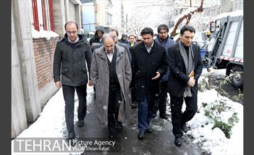 بازدید شهردار تهران از ستاد برف روبی منطقه 11 28