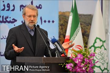 مراسم روز درختکاری با حضور شهردار تهران و رئیس مجلس 19