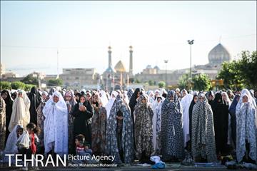 اقامه نماز عید فطر در جوار حرم حضرت شاه عبدالعظیم 5