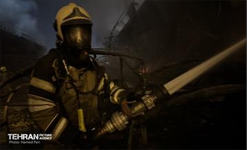 حریق در بازار آهن شادآباد 18