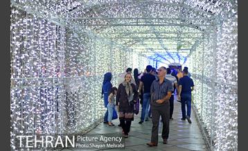 تونل نوری بوستان دانشجو به مناسبت دهه کرامت 4
