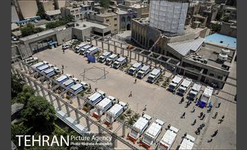 رونمایی از ناوگان حمل پسماندهای بیمارستانی 1