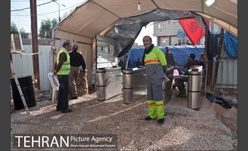 خدمات رسانی نیرو های خادم الحسین (ع) در کربلا 20