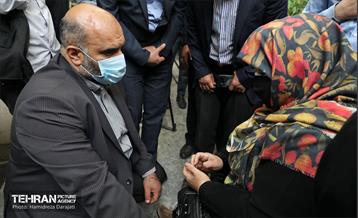 دیدار مردمی شهردار تهران در مسجد امیر المومنین باغ اذری 11