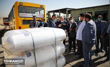 بازدید اعضای شورای شهر از مرکز اورهال سامانه شماره 2 اتوبوسرانی 28