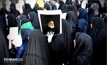 تجمع قدردانی از عملیات وعده صادق ۲ در میدان امام حسین (ع) 39