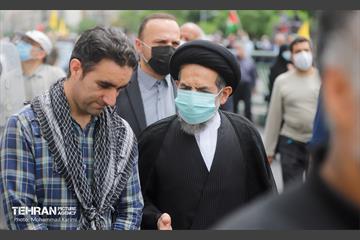 پردیس های فرهنگی شهرداری تهران در مسیر راهپیمایی روز قدس 5