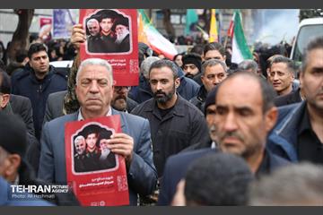 مراسم تشییع پیکر شهید مدافع حرم «حسین محمدی» 3