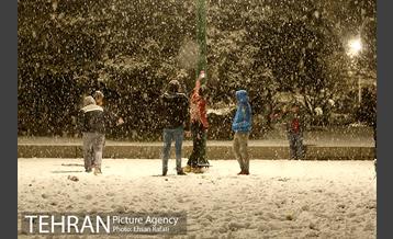 بارش اولین برف پاییزی تهران 39
