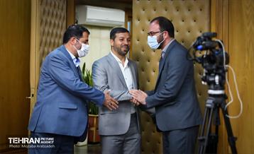 دیدار فرمانده سپاه محمد رسول الله (ص) با شهردار تهران 2