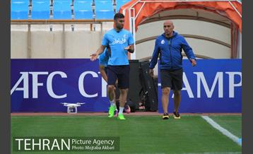 تمرین تیم فوتبال استقلال تهران