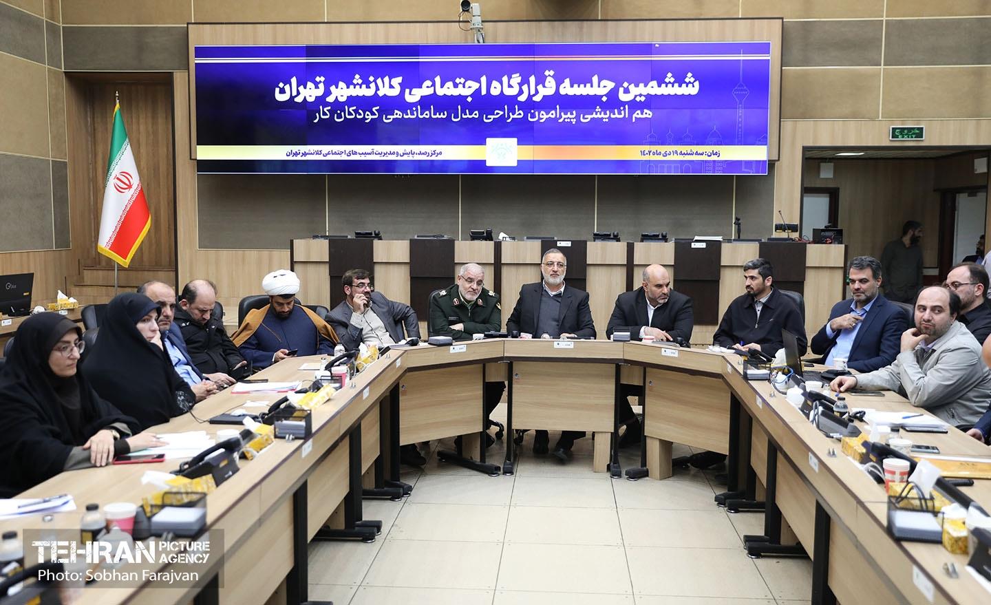 ششمین جلسه قرارگاه اجتماعی کلانشهر تهران 6