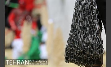 مراسم آتش زدن خیمه ها در ظهر عاشورا‎ 7