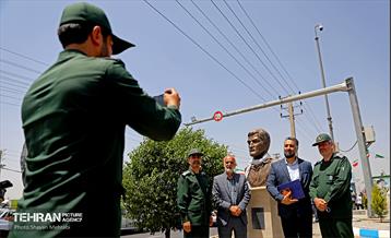 رونمایی از سردیس سردار شهید احمد متوسلیان 4