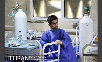 بخش بیماران کرونایی بیمارستان بعثت 20