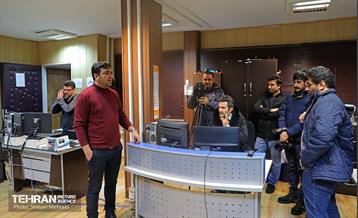 بازدید اصحاب رسانه از خدمات برف‌روبی منطقه 5 شهرداری تهران 28