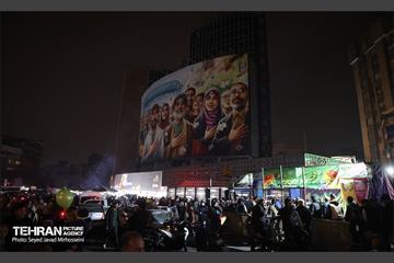 نورافشانی میدان ولیعصر(عج) به مناسبت نیمه شعبان 7