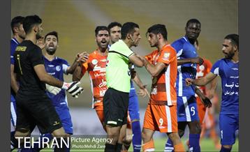 دیدار سایپا تهران استقلال خوزستان در لیگ برتر فوتبال 13